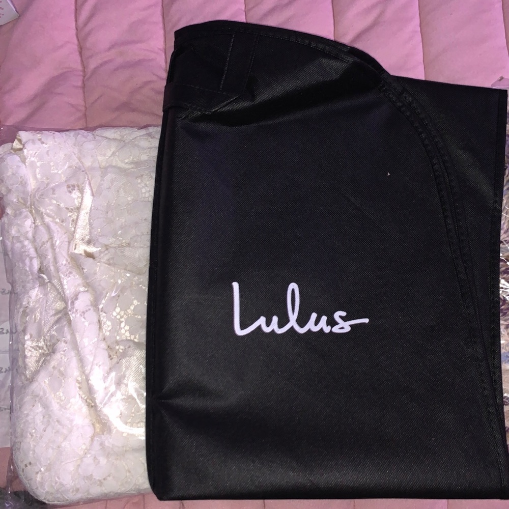NWT white lace maxi dress